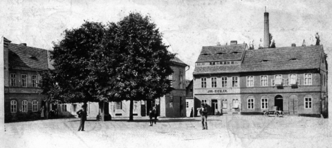 Václavské nám. Lovosice 1898